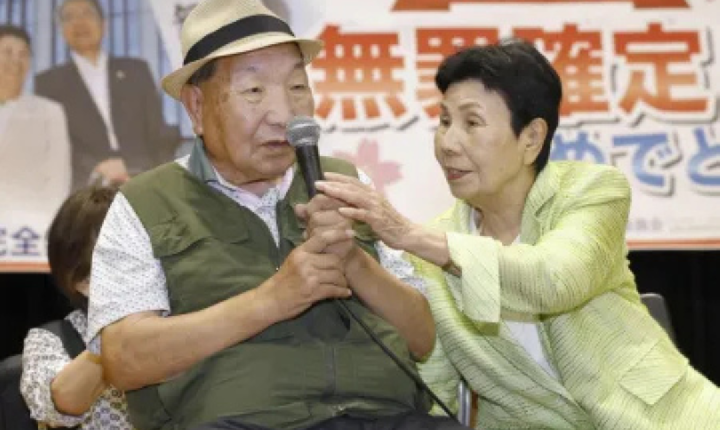 Irmã de homem absolvido após 48 anos no corredor da morte pede o fim da pena capital no Japão