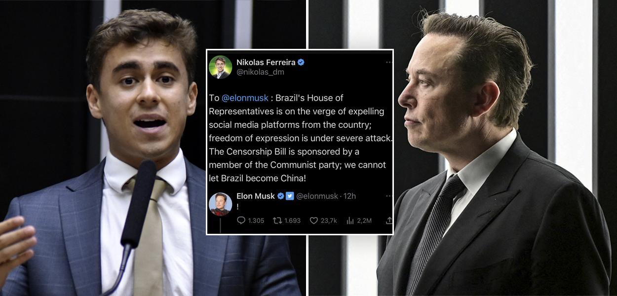 No futuro, um levantamento seria feito, uma vez que os funcionários da X do Brasil estivessem em segurança