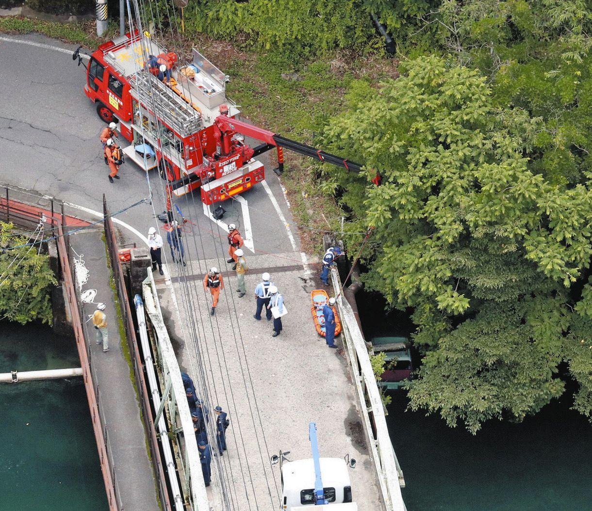 Tragédia na Represa de Kurokawa Envolve Jovem Motorista e Resgatador Desaparecido