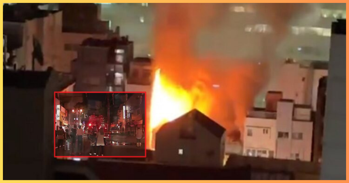 Incêndio em restaurante de Osaka se espalha por quatro prédios; uma pessoa fica ferida