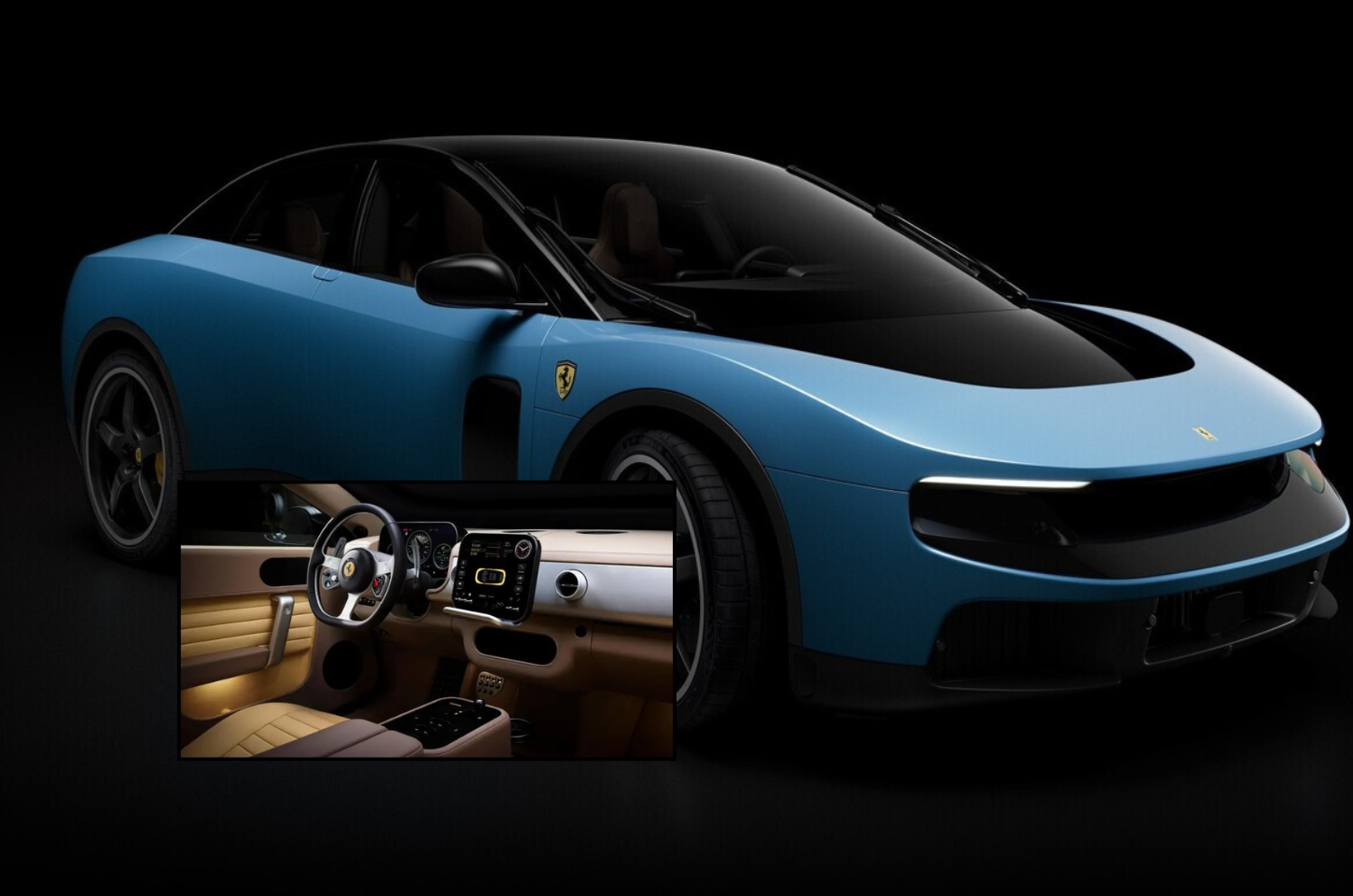 Ferrari lança primeiro carro 100% elétrico e divide opiniões entre fãs da marca