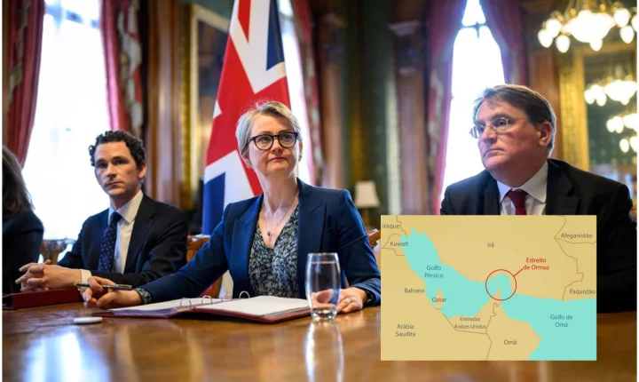 Crise no Estreito de Ormuz: Reino Unido lidera reunião com mais de 40 países para tentar reabrir rota vital