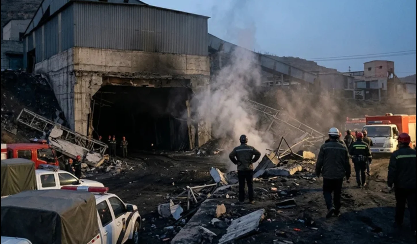＊mina＊ Explosão em mina de carvão na China deixa 82 mortos e mais de 120