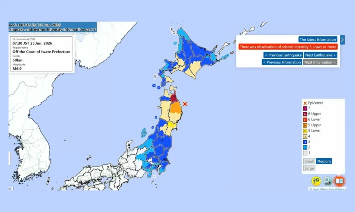 Terremoto de magnitude 7,2 deixa feridos e paralisa serviços no Japão